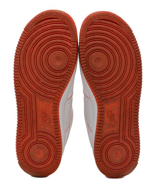 NIKE（ナイキ）NIKE (ナイキ) スニーカーAIR FORCE1 LOW ホワイト×オレンジ サイズ:27.5cmの古着・服飾アイテム