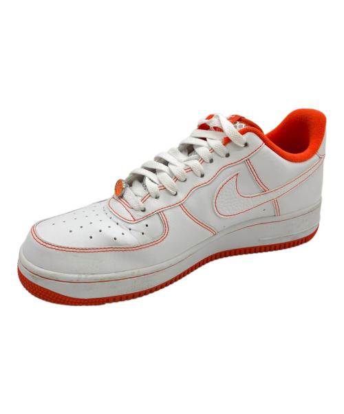 NIKE（ナイキ）NIKE (ナイキ) スニーカーAIR FORCE1 LOW ホワイト×オレンジ サイズ:27.5cmの古着・服飾アイテム