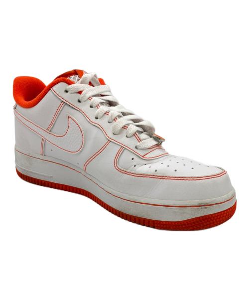 NIKE（ナイキ）NIKE (ナイキ) スニーカーAIR FORCE1 LOW ホワイト×オレンジ サイズ:27.5cmの古着・服飾アイテム
