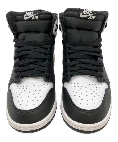 NIKE（ナイキ）NIKE (ナイキ) AIR JORDAN 1 RETRO HIGH ブラック×ホワイト サイズ:27cmの古着・服飾アイテム