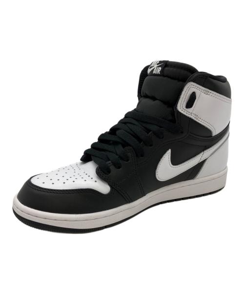 NIKE（ナイキ）NIKE (ナイキ) AIR JORDAN 1 RETRO HIGH ブラック×ホワイト サイズ:27cmの古着・服飾アイテム