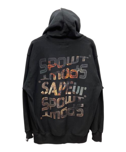 SAPEur（サプール）SAPEur (サプール) プルオーバーパーカー ブラック サイズ:SIZE XLの古着・服飾アイテム