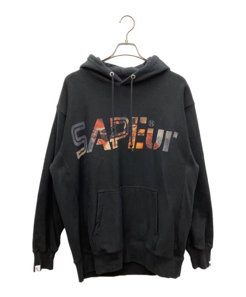 SAPEur（サプール）SAPEur (サプール) プルオーバーパーカー ブラック サイズ:SIZE XLの古着・服飾アイテム