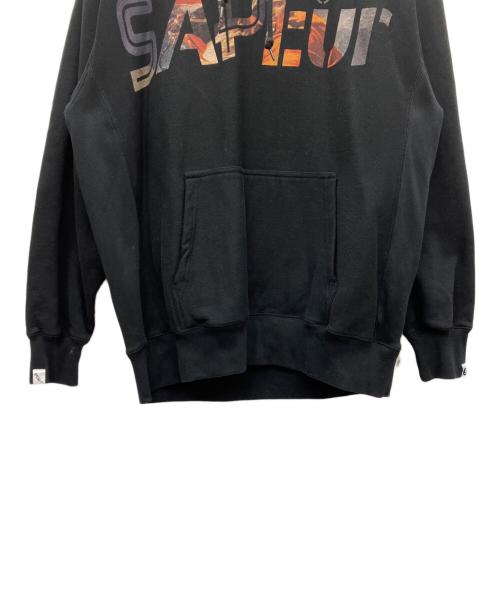 SAPEur（サプール）SAPEur (サプール) プルオーバーパーカー ブラック サイズ:SIZE XLの古着・服飾アイテム