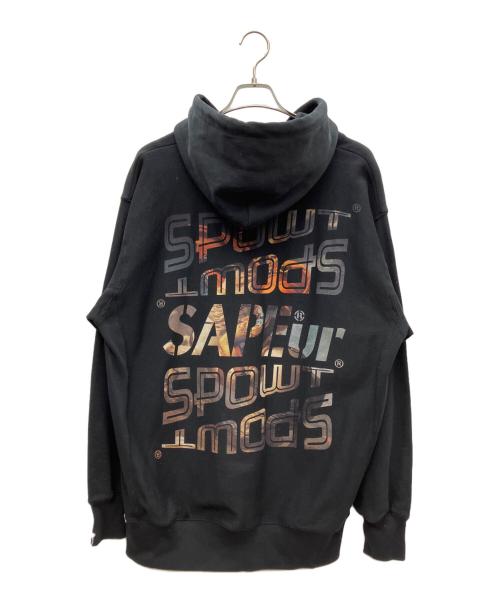 SAPEur（サプール）SAPEur (サプール) プルオーバーパーカー ブラック サイズ:SIZE XLの古着・服飾アイテム