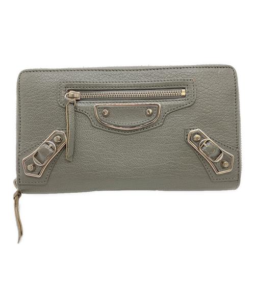 BALENCIAGA（バレンシアガ）BALENCIAGA (バレンシアガ) 長財布 グレーの古着・服飾アイテム