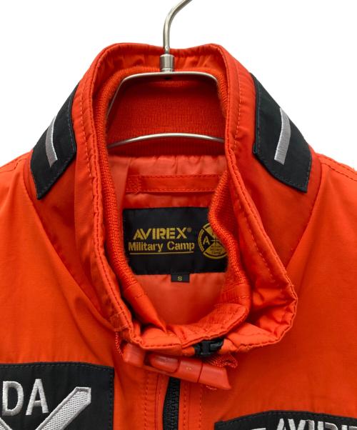 AVIREX（アヴィレックス）AVIREX (アヴィレックス) MA-1ジャケット オレンジ サイズ:Sの古着・服飾アイテム