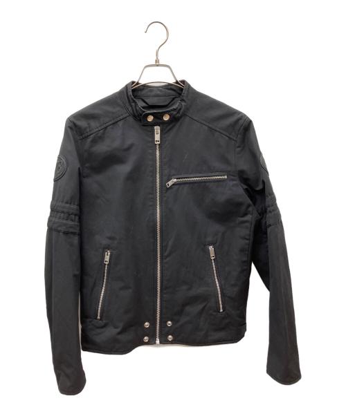 DIESEL（ディーゼル）DIESEL (ディーゼル) コットンライダースジャケット ブラック サイズ:SIZE Mの古着・服飾アイテム