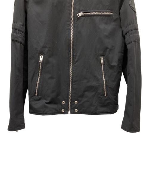 DIESEL（ディーゼル）DIESEL (ディーゼル) コットンライダースジャケット ブラック サイズ:SIZE Mの古着・服飾アイテム