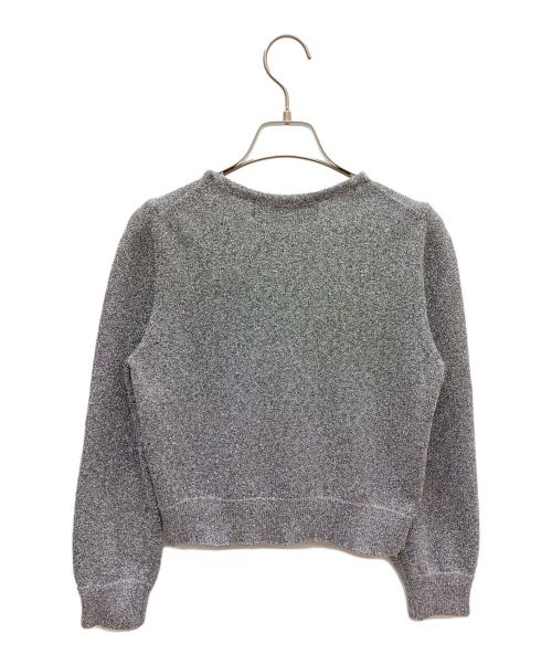 THIRD MAGAZINE（サードマガジン）THIRD MAGAZINE (サードマガジン) 薄手カーディガン シルバー サイズ:9の古着・服飾アイテム