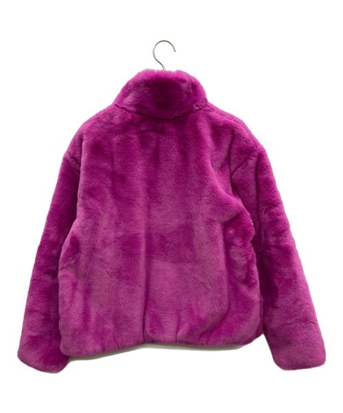 NIKE（ナイキ）NIKE (ナイキ) フェイクファージャケット ショッキングピンク サイズ:Sの古着・服飾アイテム