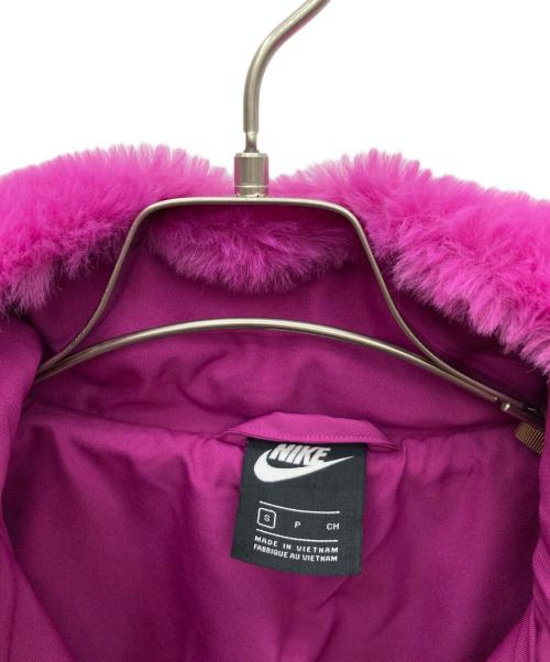 NIKE（ナイキ）NIKE (ナイキ) フェイクファージャケット ショッキングピンク サイズ:Sの古着・服飾アイテム
