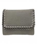 STELLA McCARTNEYステラマッカートニー）の古着「ファラベラミニトリフォールドウォレット」｜グレー