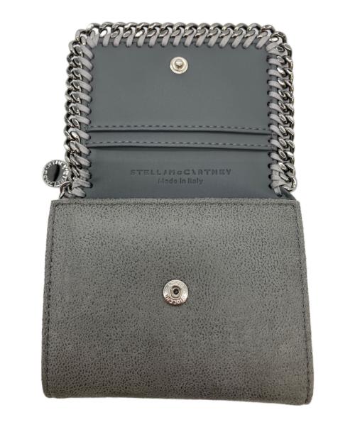 STELLA McCARTNEY（ステラマッカートニー）STELLA McCARTNEY (ステラマッカートニー) ファラベラミニトリフォールドウォレット グレーの古着・服飾アイテム