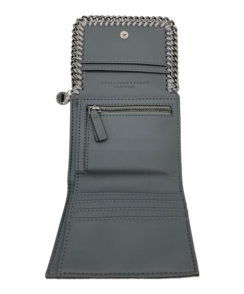 STELLA McCARTNEY（ステラマッカートニー）STELLA McCARTNEY (ステラマッカートニー) ファラベラミニトリフォールドウォレット グレーの古着・服飾アイテム