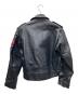 US GENUINE WEAR (ユーエス ジェニュイン ウェア) レザーライダースジャケット ブラック サイズ:42：8000円