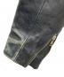 中古・古着 US GENUINE WEAR (ユーエス ジェニュイン ウェア) レザーライダースジャケット ブラック サイズ:42：8000円