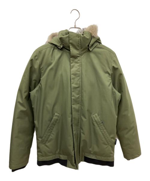 QUARTZ（クオーツ）QUARTZ (クオーツ) ファー付ダウンジャケット カーキ サイズ:SIZE Mの古着・服飾アイテム