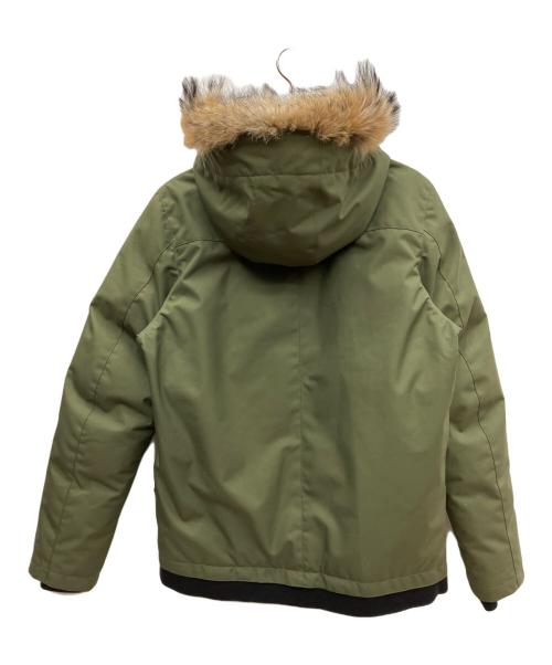 QUARTZ（クオーツ）QUARTZ (クオーツ) ファー付ダウンジャケット カーキ サイズ:SIZE Mの古着・服飾アイテム