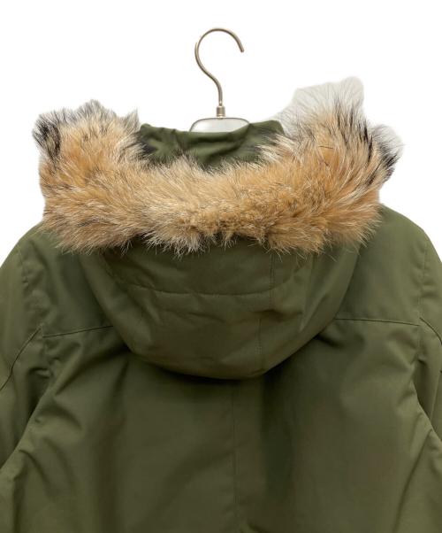 QUARTZ（クオーツ）QUARTZ (クオーツ) ファー付ダウンジャケット カーキ サイズ:SIZE Mの古着・服飾アイテム