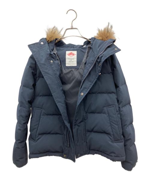 DANTON（ダントン）DANTON (ダントン) ファー付ダウンジャケット ネイビー サイズ:38の古着・服飾アイテム