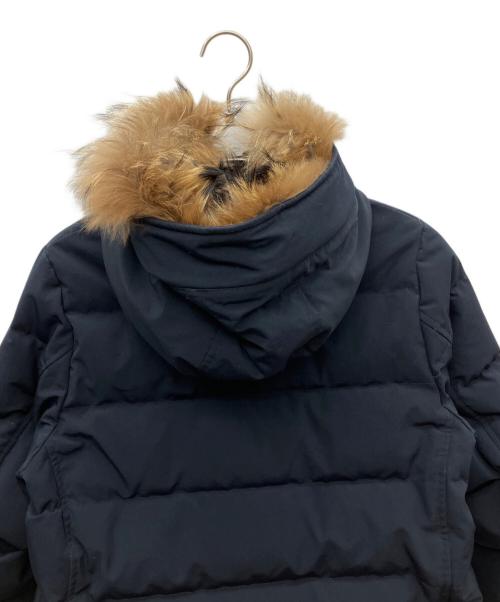 DANTON（ダントン）DANTON (ダントン) ファー付ダウンジャケット ネイビー サイズ:38の古着・服飾アイテム