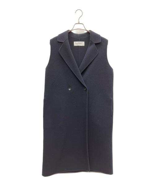 SOEJU（ソージュ）SOEJU (ソージュ) ウールリバーロングジレ ネイビー サイズ:FREEの古着・服飾アイテム