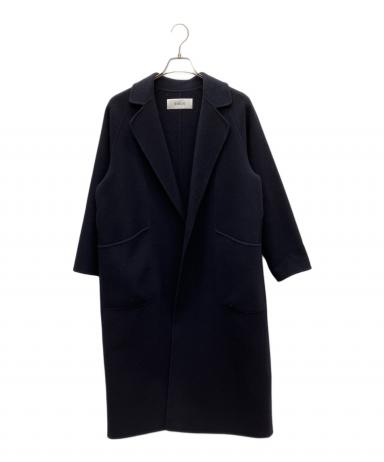 中古・古着通販】SOEJU (ソージュ) ウールリバーローブコート ネイビー