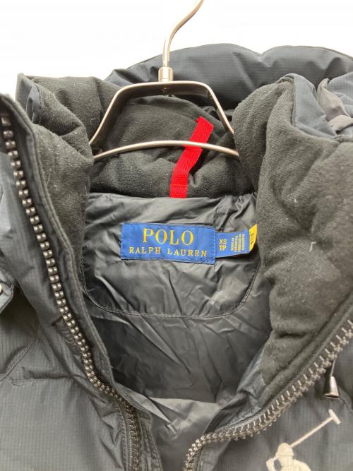 POLO RALPH LAUREN（ポロ・ラルフローレン）POLO RALPH LAUREN (ポロ・ラルフローレン) ビッグポニーダウンベスト ブラック サイズ:XSの古着・服飾アイテム