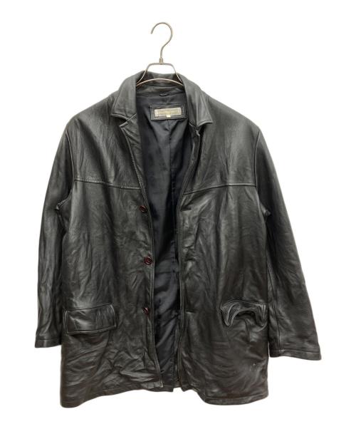 ALBO QUATTRO（アルボクワトロ）ALBO QUATTRO (アルボクワトロ) レザージャケット ブラック サイズ:不明の古着・服飾アイテム