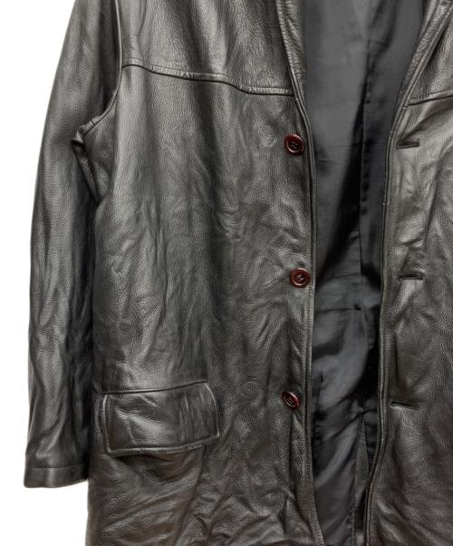 ALBO QUATTRO（アルボクワトロ）ALBO QUATTRO (アルボクワトロ) レザージャケット ブラック サイズ:不明の古着・服飾アイテム