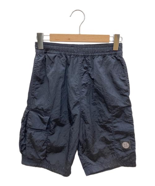 STONE ISLAND（ストーンアイランド）STONE ISLAND (ストーンアイランド) ナイロンハーフパンツ ネイビー サイズ:SIZE 71cm (W28)の古着・服飾アイテム