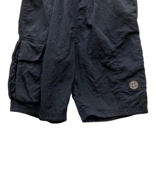STONE ISLAND（ストーンアイランド）STONE ISLAND (ストーンアイランド) ナイロンハーフパンツ ネイビー サイズ:SIZE 71cm (W28)の古着・服飾アイテム