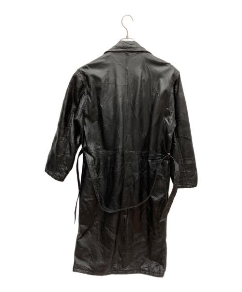 navarre leather company（ナバラレザーカンパニー）navarre leather company (ナバラレザーカンパニー) レザーコート ブラック サイズ:Mの古着・服飾アイテム