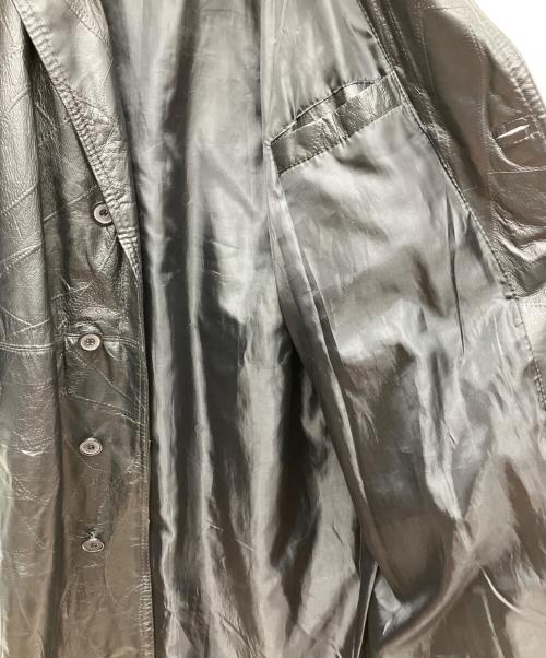 navarre leather company（ナバラレザーカンパニー）navarre leather company (ナバラレザーカンパニー) レザーコート ブラック サイズ:Mの古着・服飾アイテム