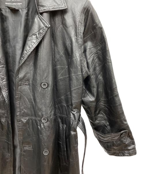 navarre leather company（ナバラレザーカンパニー）navarre leather company (ナバラレザーカンパニー) レザーコート ブラック サイズ:Mの古着・服飾アイテム