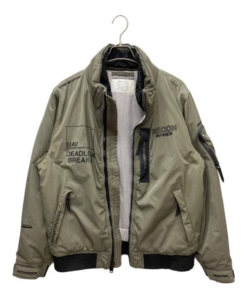 AVIREX FLYER'S（アヴィレックス）AVIREX FLYER'S (アヴィレックス) フライトジャケット グリーン サイズ:SIZE XLの古着・服飾アイテム