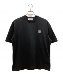 STONE ISLAND（ストーンアイランド）の古着「ロゴパッチクルーネックTシャツ」｜ブラック