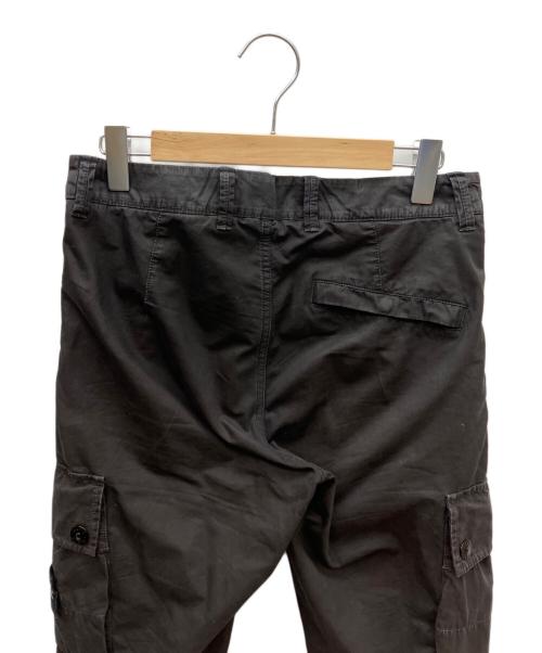 STONE ISLAND（ストーンアイランド）STONE ISLAND (ストーンアイランド) スリムフィットカーゴパンツ ブラック サイズ:SIZE 71cm (W28)の古着・服飾アイテム