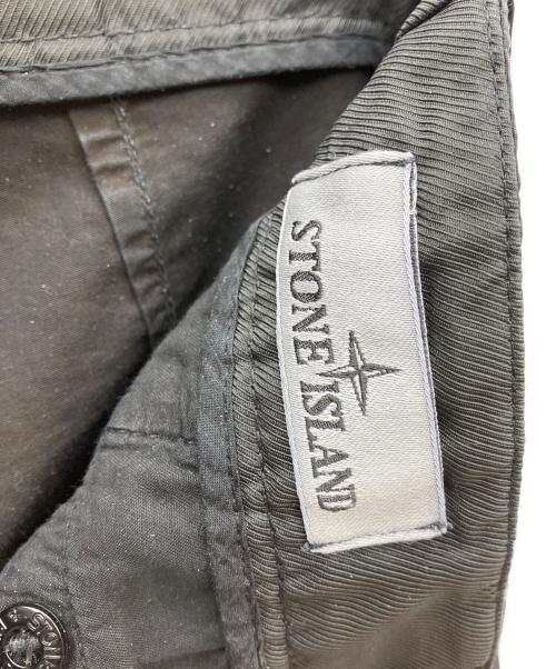 STONE ISLAND（ストーンアイランド）STONE ISLAND (ストーンアイランド) スリムフィットカーゴパンツ ブラック サイズ:SIZE 71cm (W28)の古着・服飾アイテム