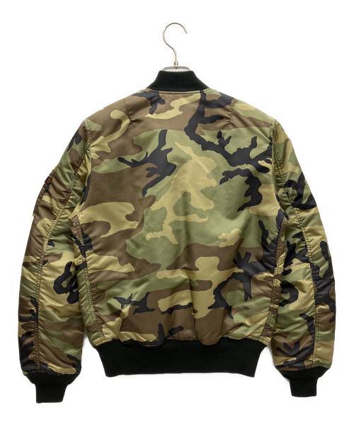 ALPHA（アルファ）ALPHA (アルファ) MA-1ジャケット カーキ サイズ:SIZE Mの古着・服飾アイテム