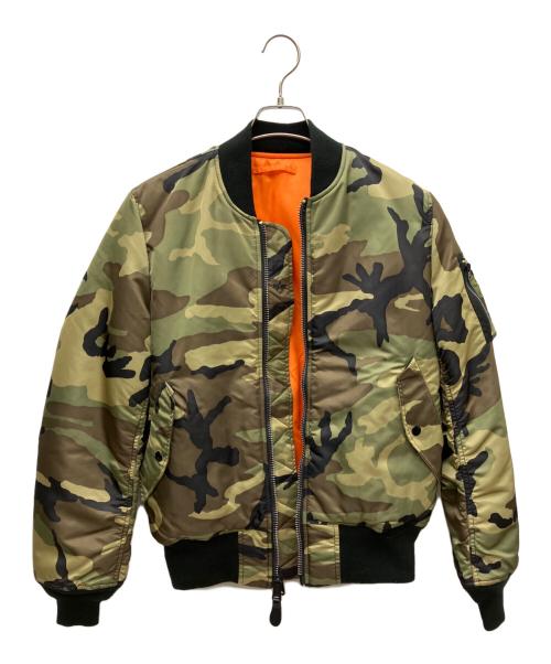 ALPHA（アルファ）ALPHA (アルファ) MA-1ジャケット カーキ サイズ:SIZE Mの古着・服飾アイテム