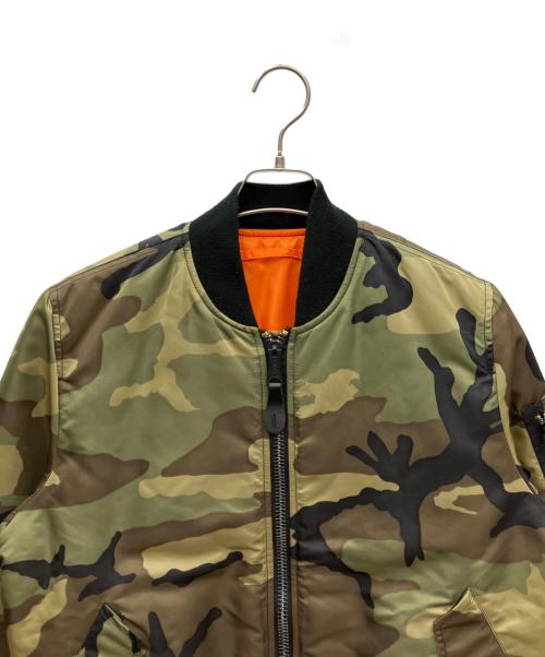 ALPHA（アルファ）ALPHA (アルファ) MA-1ジャケット カーキ サイズ:SIZE Mの古着・服飾アイテム