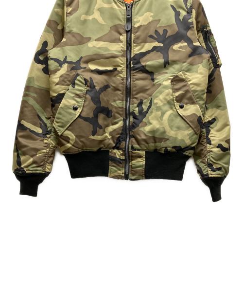 ALPHA（アルファ）ALPHA (アルファ) MA-1ジャケット カーキ サイズ:SIZE Mの古着・服飾アイテム