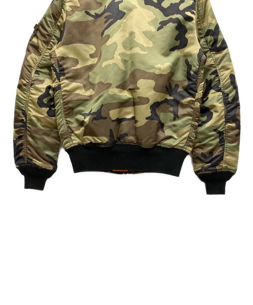 ALPHA（アルファ）ALPHA (アルファ) MA-1ジャケット カーキ サイズ:SIZE Mの古着・服飾アイテム