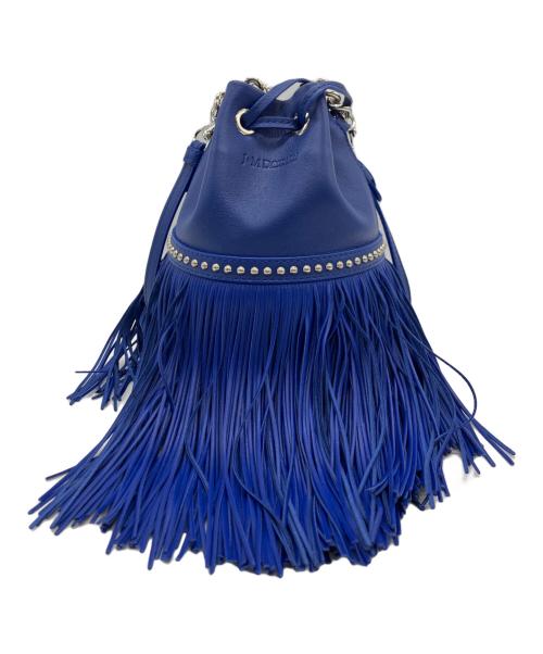 J&M DAVIDSON（ジェイ＆エム デヴィッドソン）J&M DAVIDSON (ジェイ＆エム デヴィッドソン) フリンジカーニバルバッグ ブルーの古着・服飾アイテム