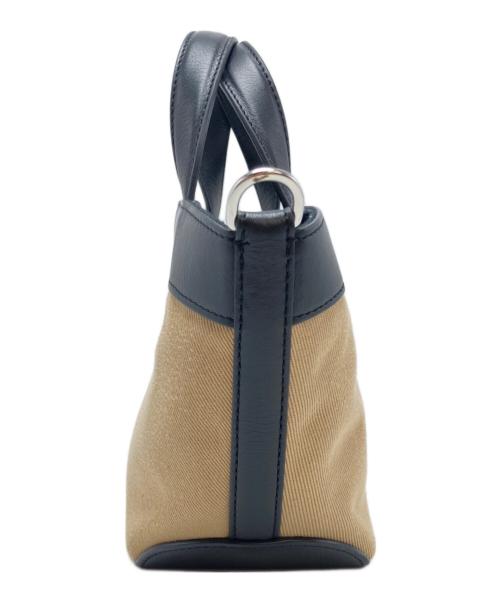 J&M DAVIDSON（ジェイ＆エム デヴィッドソン）J&M DAVIDSON (ジェイ＆エム デヴィッドソン) SMALL VOYAGE TOTE ベージュ×ブラックの古着・服飾アイテム