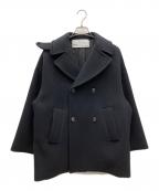 ticcaティッカ）の古着「ショートPコート」｜ブラック