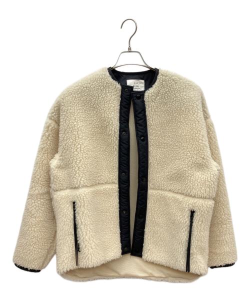 HYKE（ハイク）HYKE (ハイク) ボアコート ホワイト サイズ:SIZE Sの古着・服飾アイテム