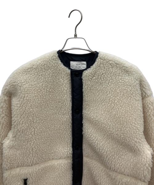 HYKE（ハイク）HYKE (ハイク) ボアコート ホワイト サイズ:SIZE Sの古着・服飾アイテム